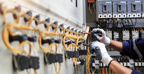 Professional Electrician technician working in Spry, PA